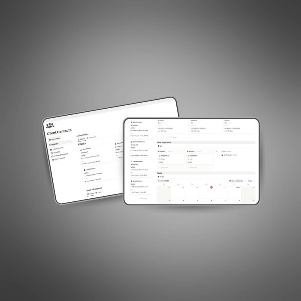 All-in-One Freelancer Planner