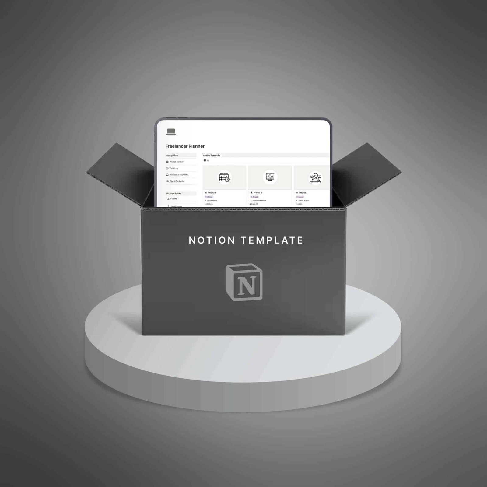 Freelancer Planner1 Ultimate Notion Productivity Bundle
