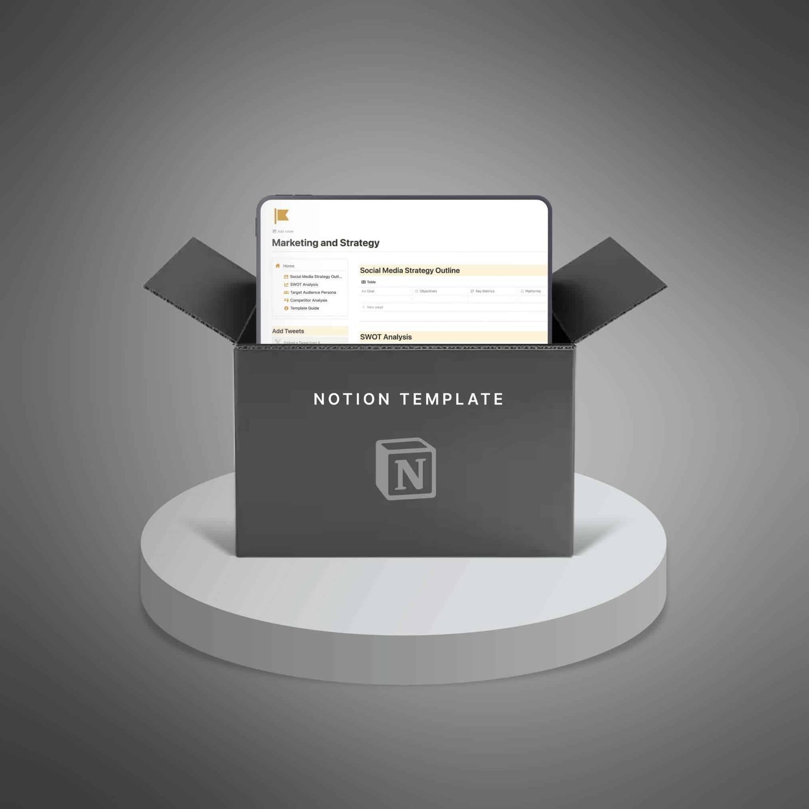 Marketing and Strategy1 Ultimate Notion Productivity Bundle