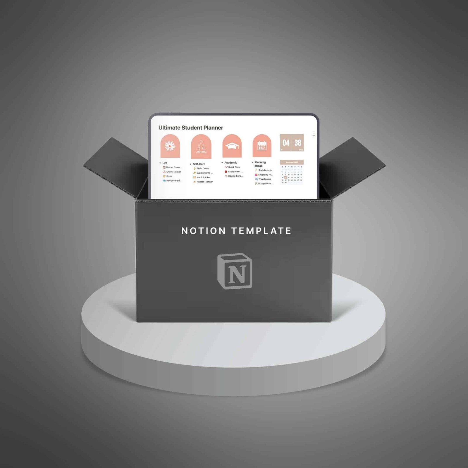 Ultimate student planner1 Ultimate Notion Productivity Bundle