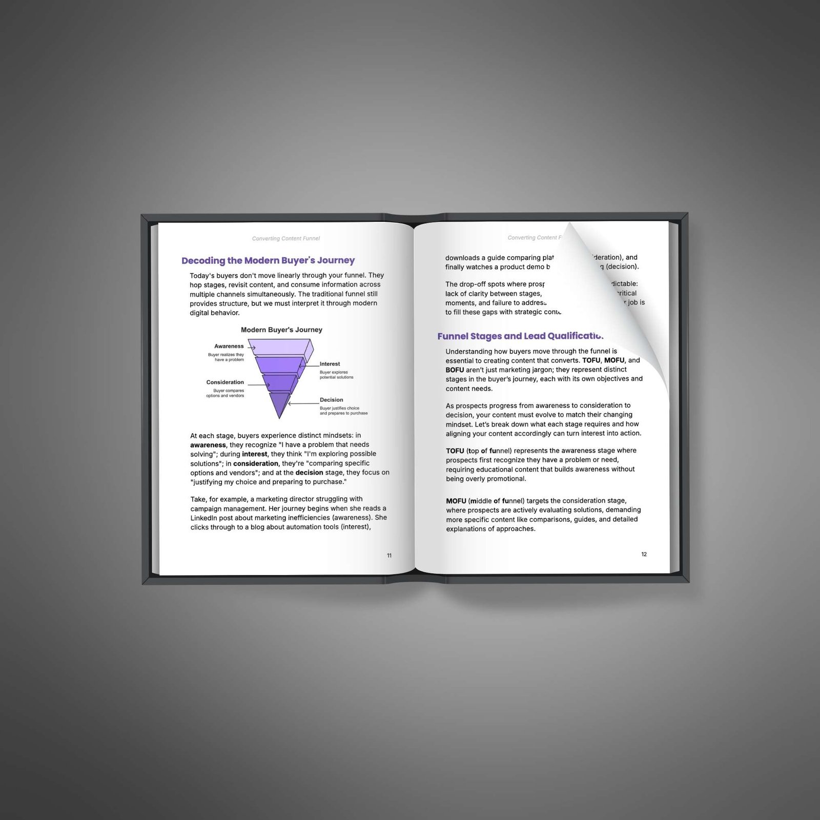 Converting Content Funnel