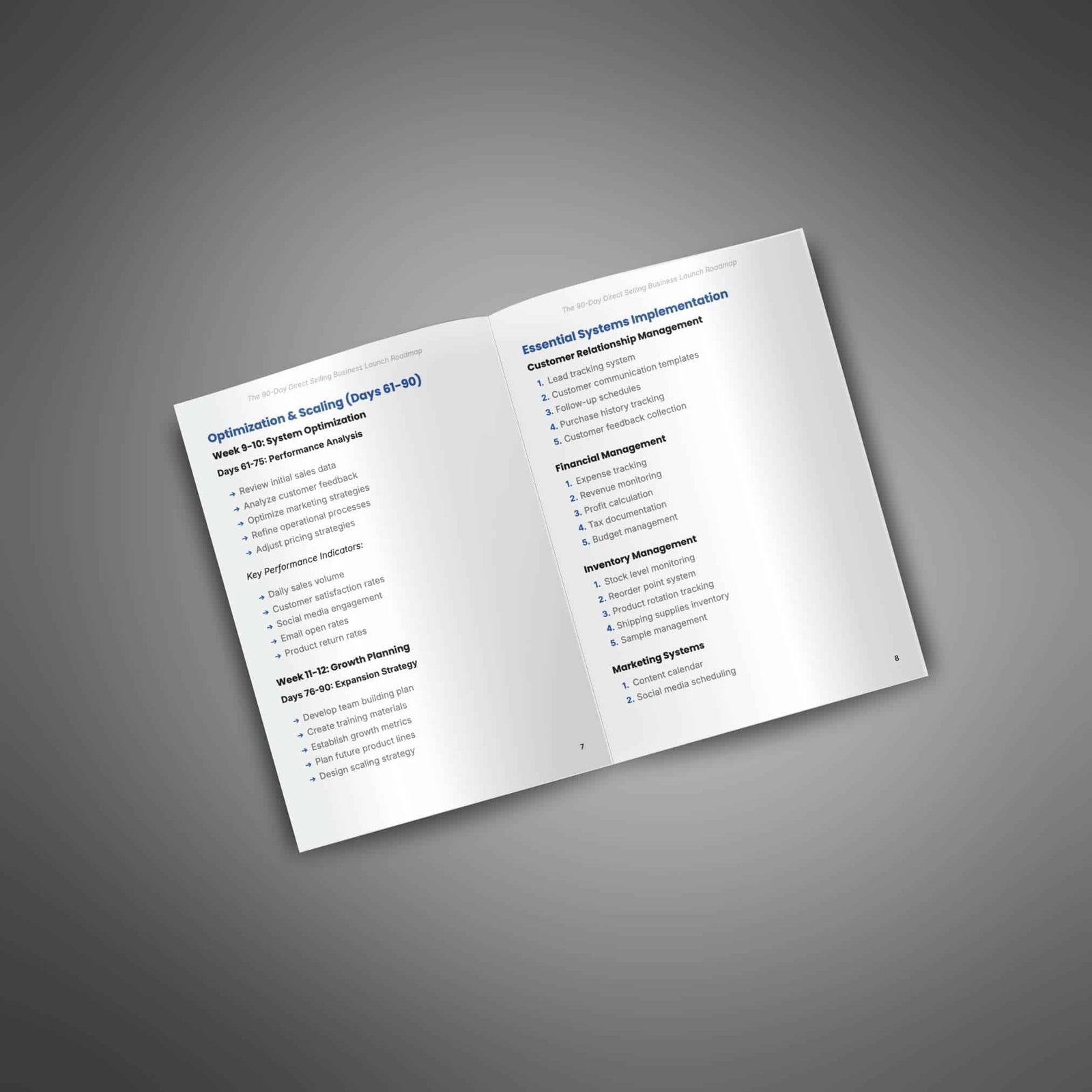 90-Day Direct Selling Roadmap