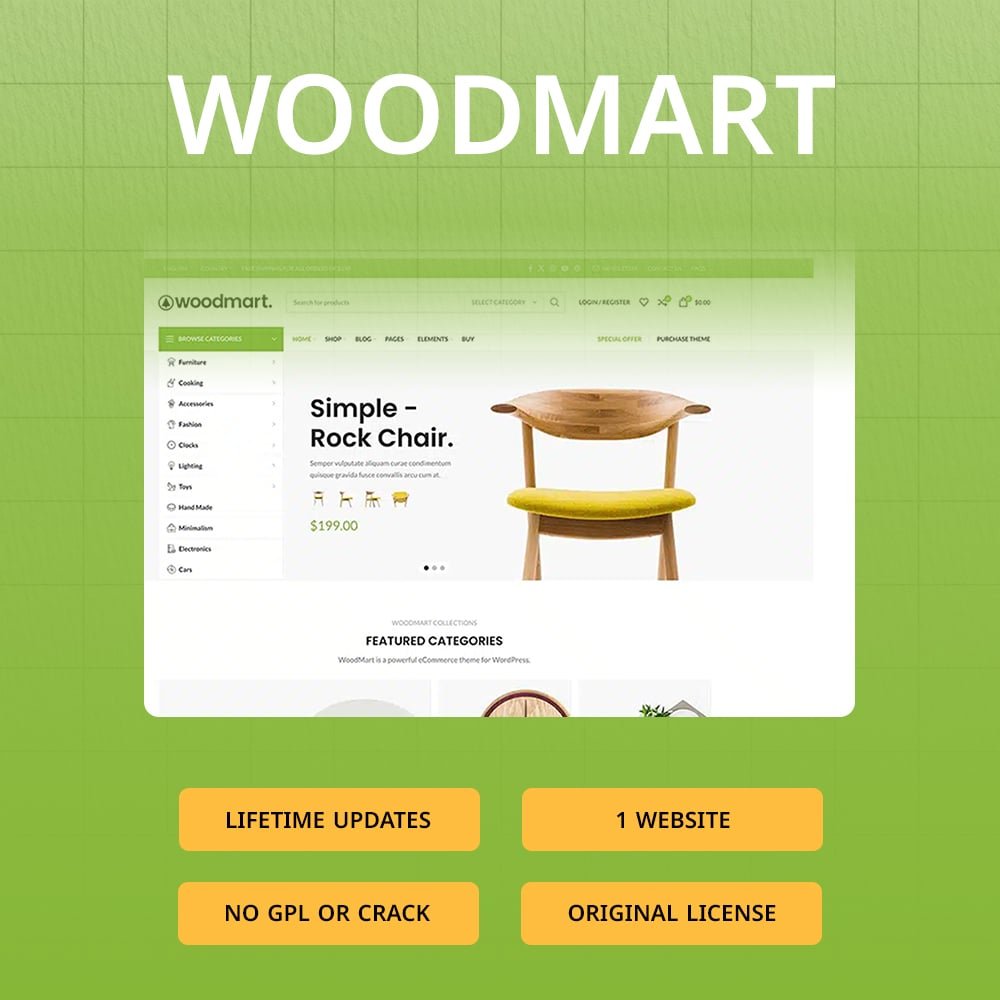 WoodMart – Lifetime Access | Original Official License