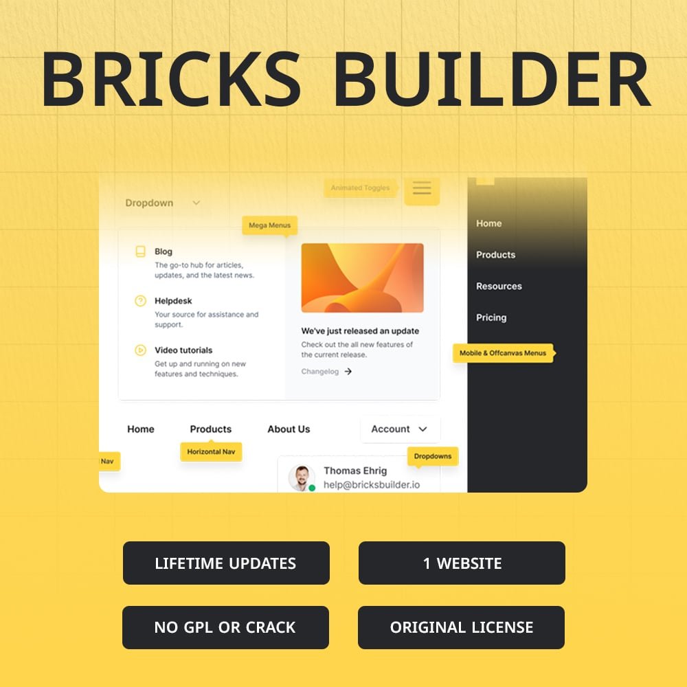 Bricks Builder | Original Official License