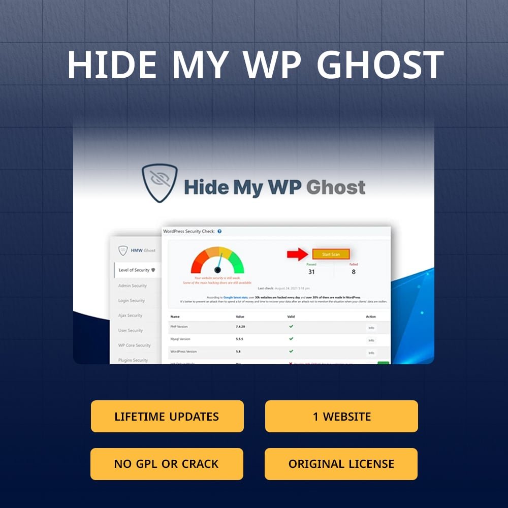 Hide My WP Ghost – Lifetime Access | Original Official License